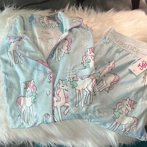 Brand new Justice brand pajama set child’s size 14/16